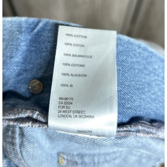 We The Free Denim Overall Shorts Shortalls Distressed Festival Concert Size 25 - Picture 3 of 10